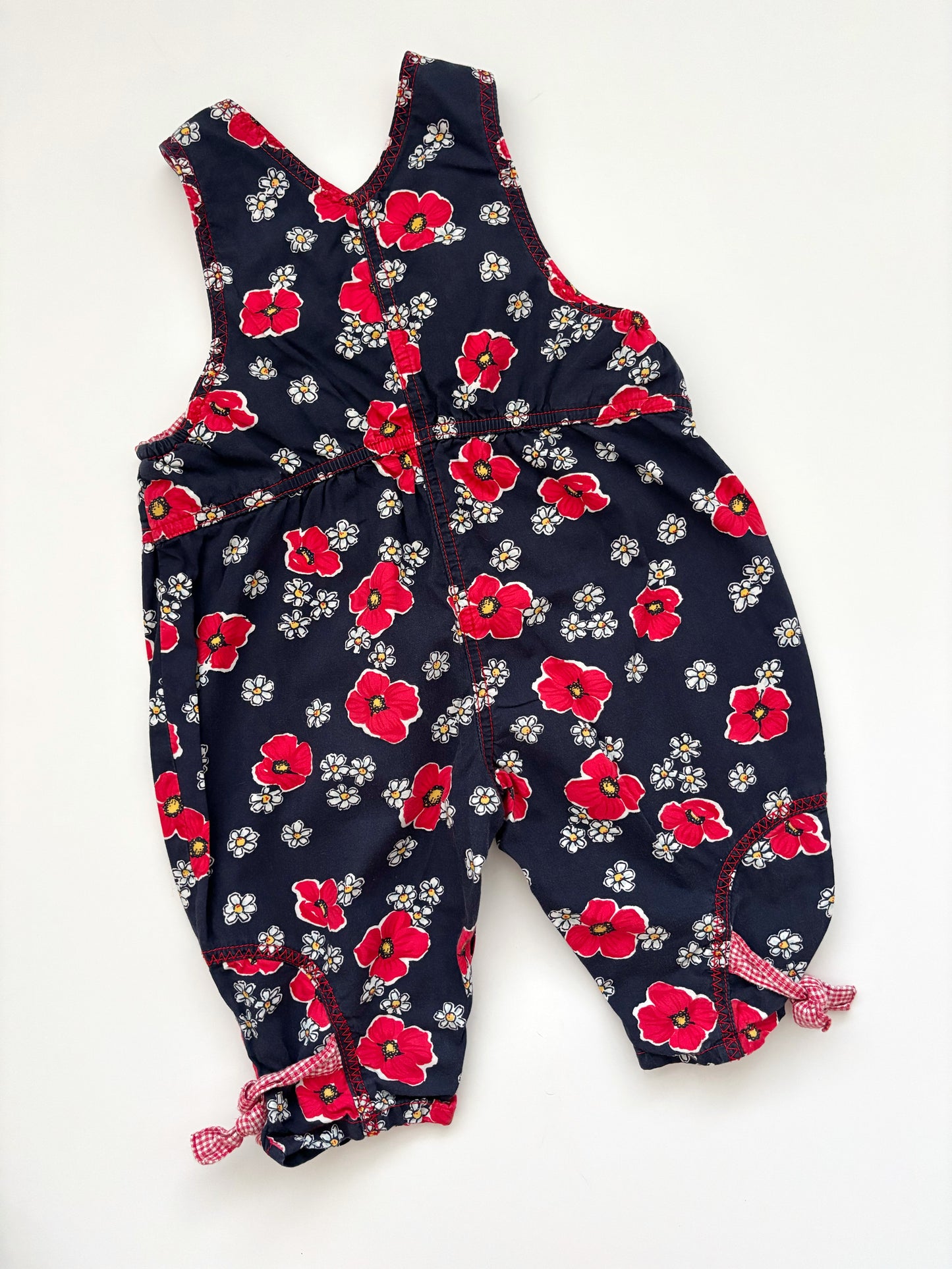 Vintage Poppy Dungarees Age 6-12 Months