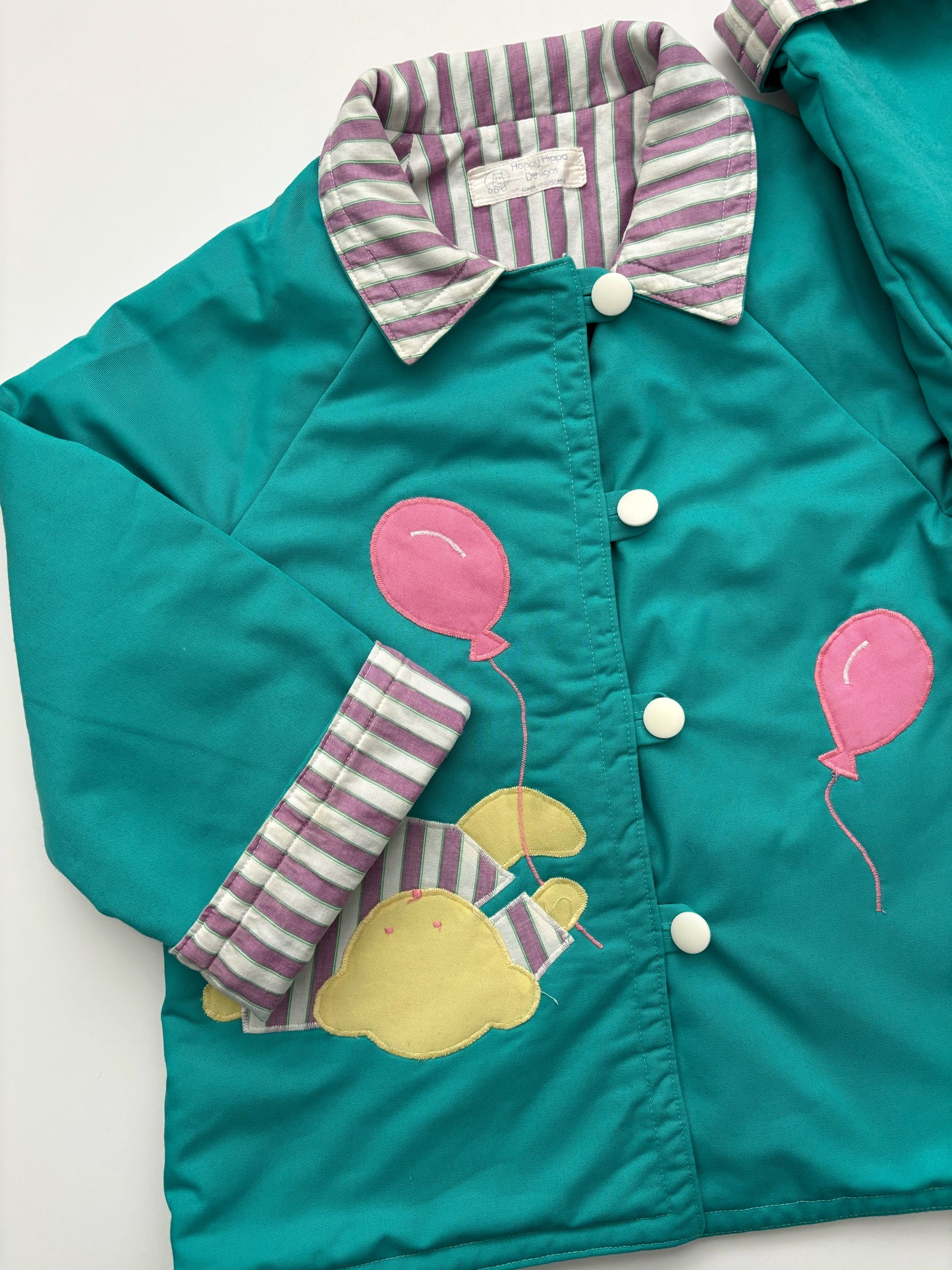 Vintage 90’s Teddybear Quilted Jacket Age 5