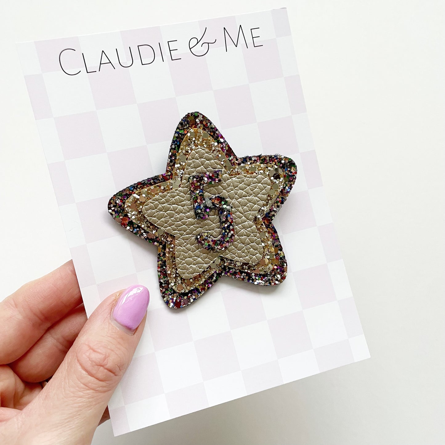 Glitter Age Birthday Badge