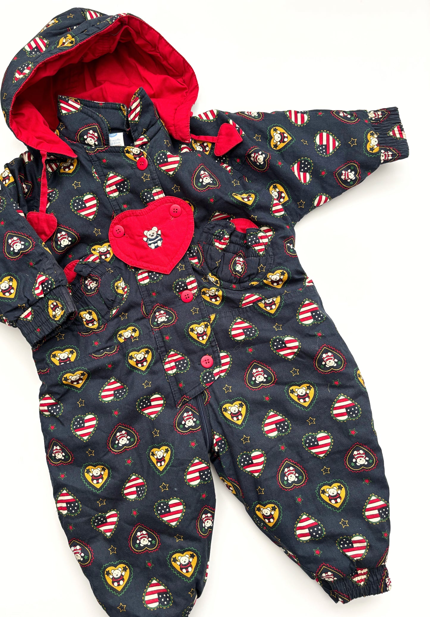 Vintage USA Pramsuit Age 6-12 Months