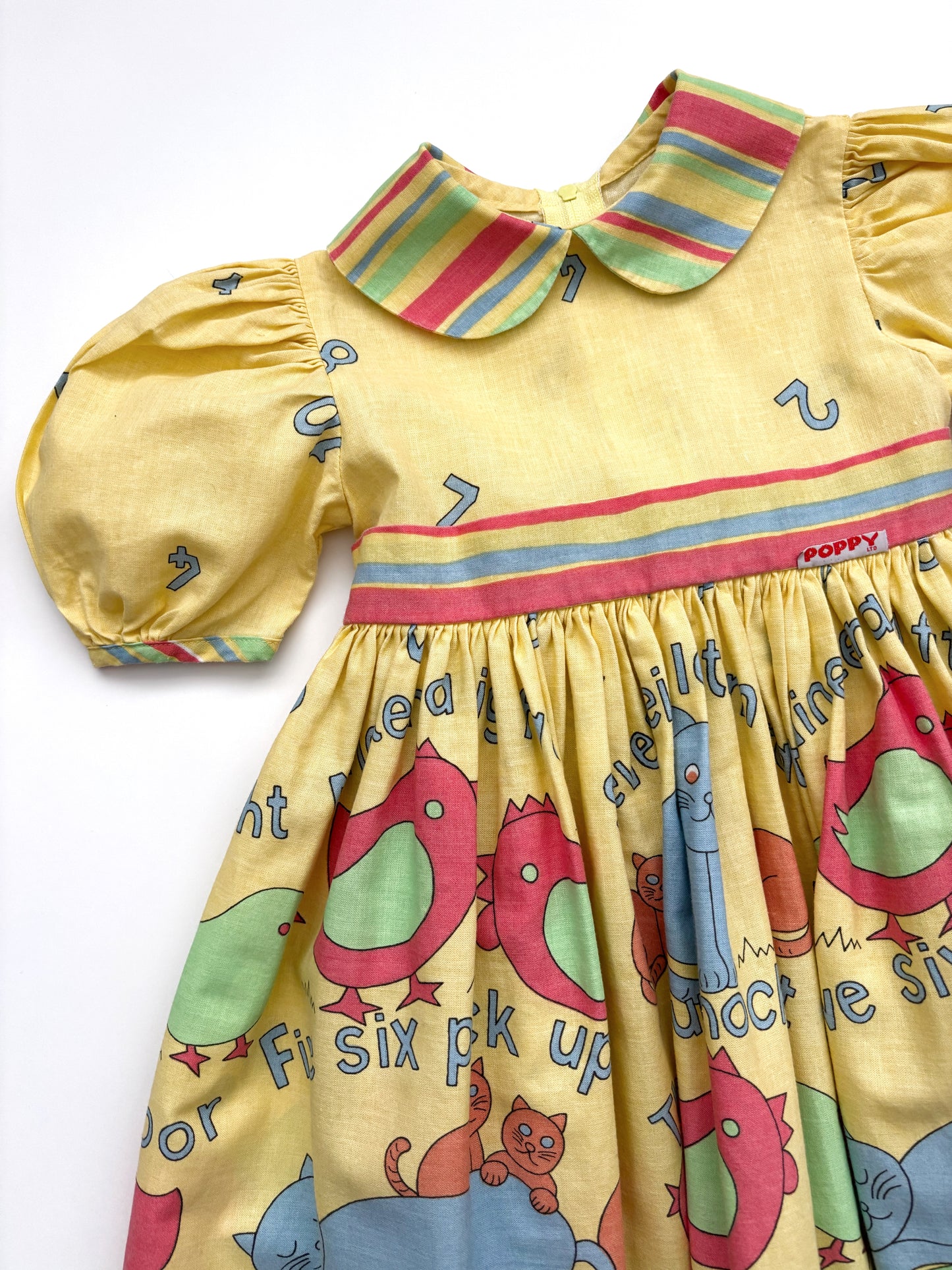 Poppy Dress Vintage Age 12 Months