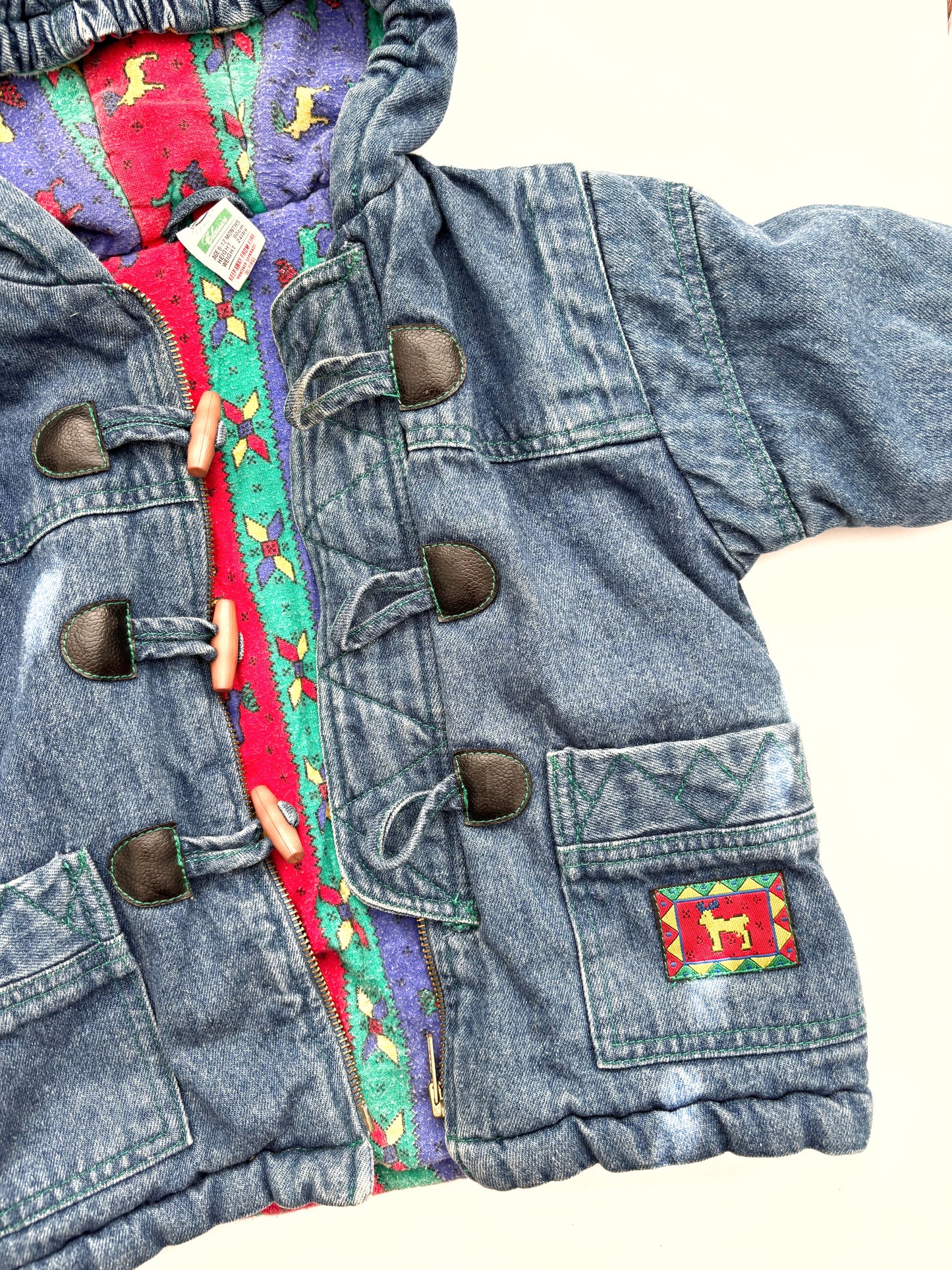 Vintage Denim Coat Age 6-12 Months
