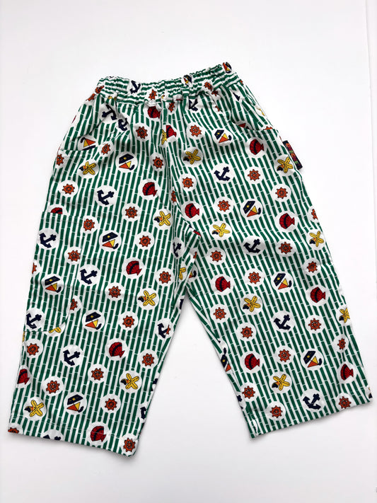 Vintage Stripe Sail Trousers Age 3 Years