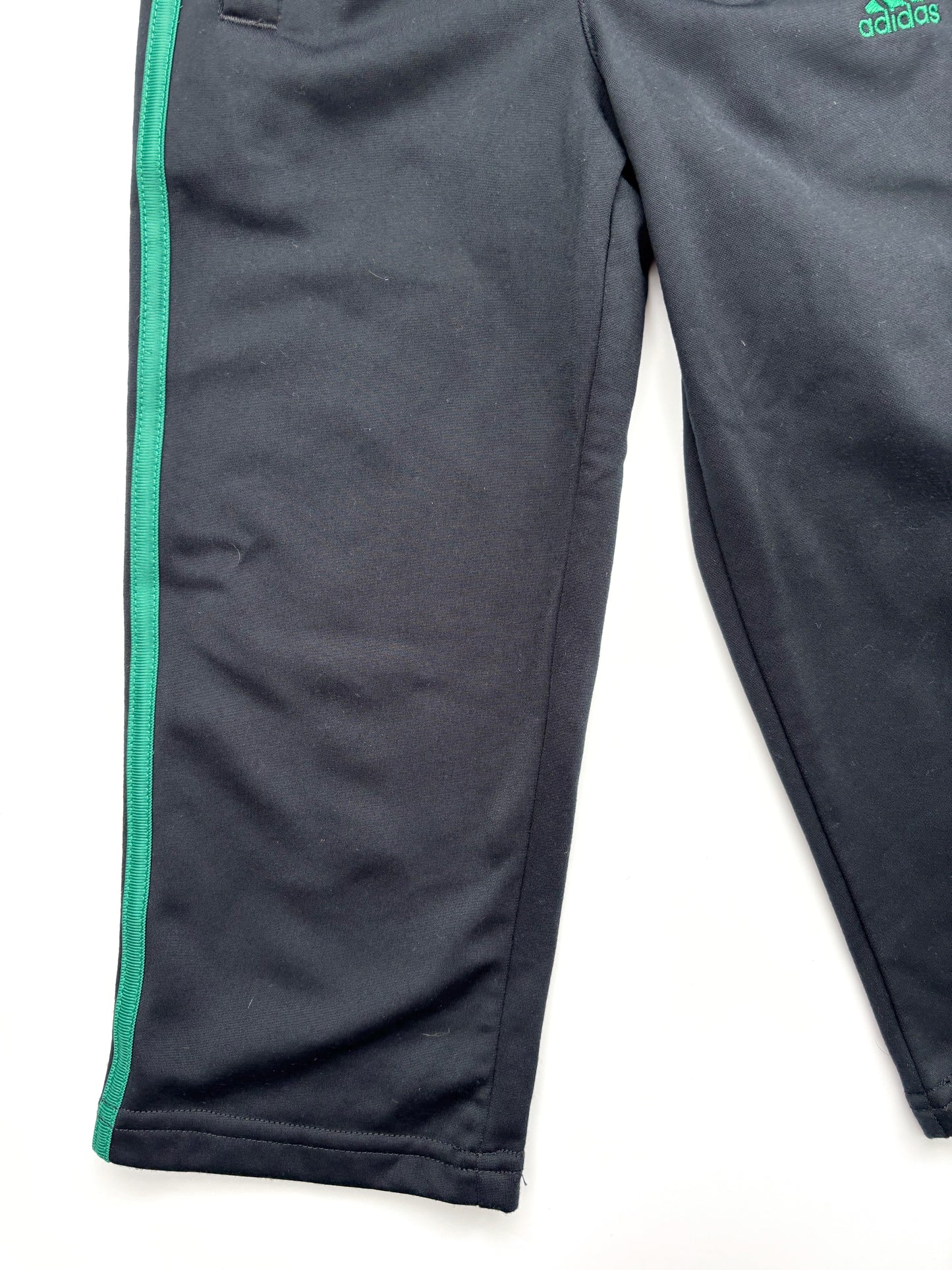 Retro Green & Black Adidas Pants Age 4 Years