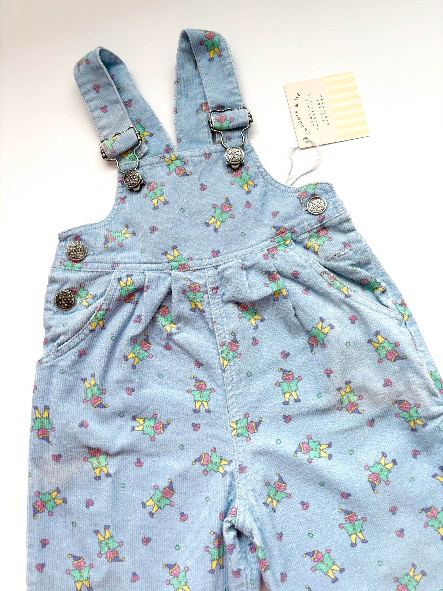 Rare Cartoon Dungarees Age 12 Months