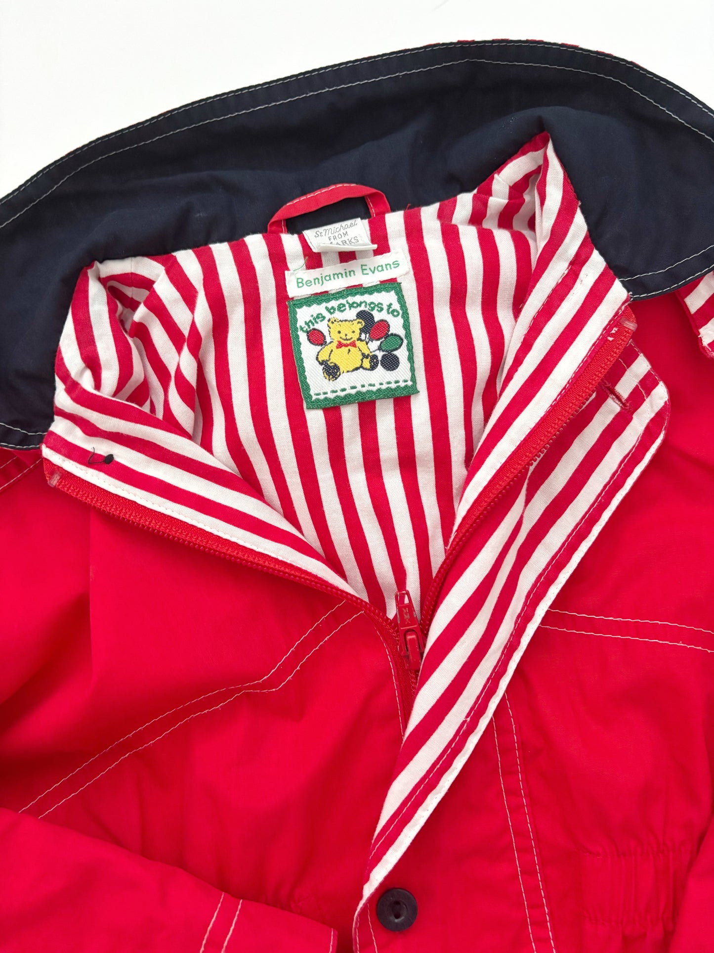 Vintage Red Coat Age 3-4