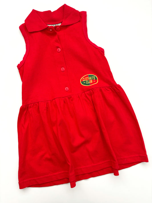 Vintage Red Clothkits dress Age 4 Years