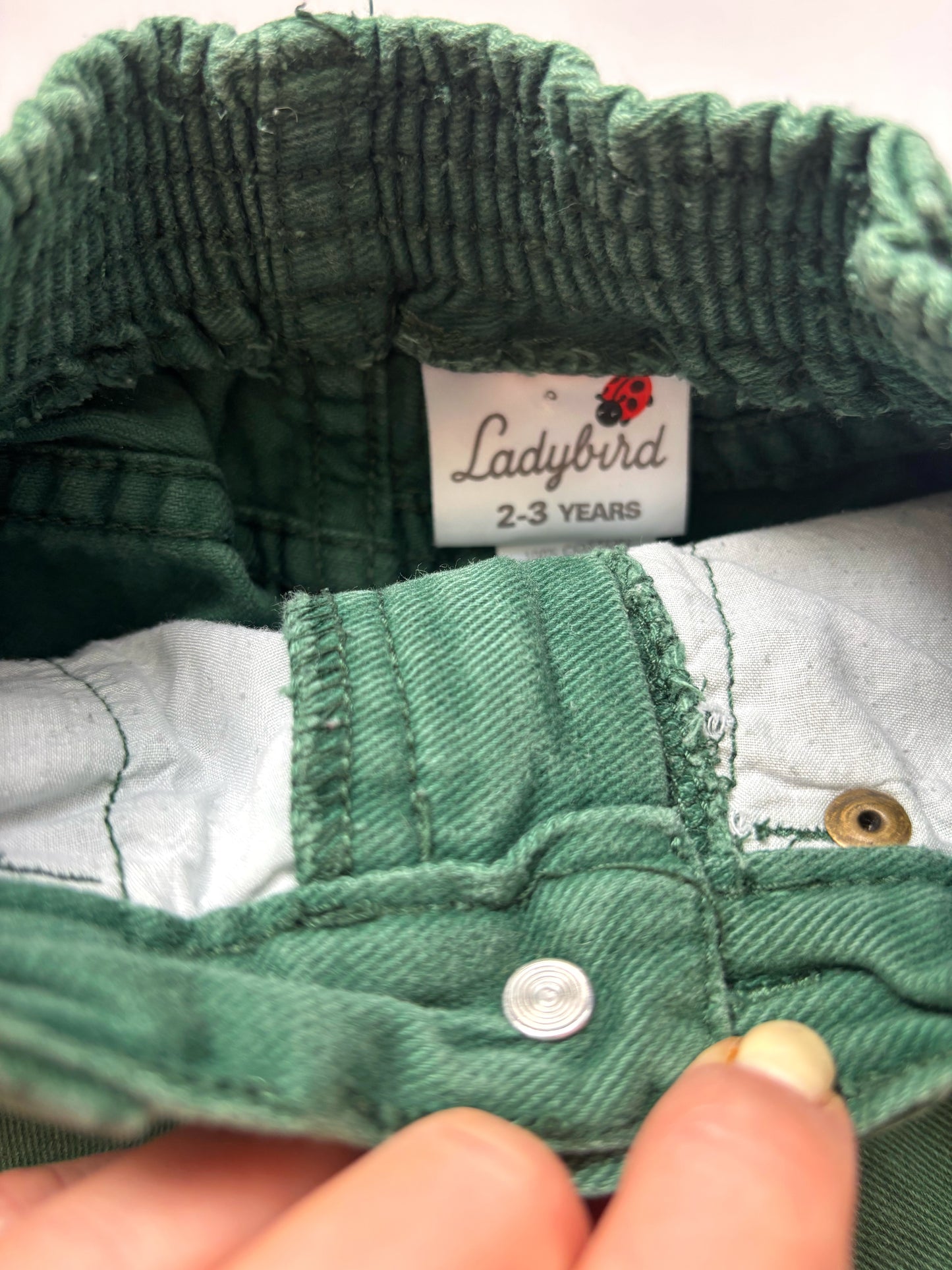 Vintage Green Jeans Age 2-3