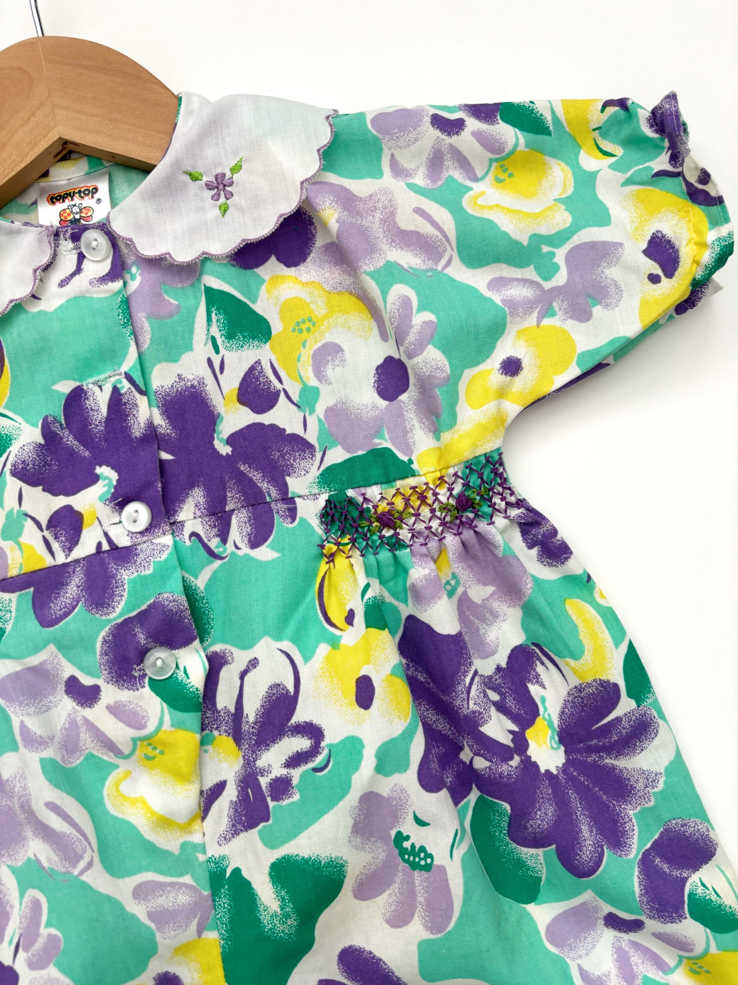 Floral Vintage Baby Romper Age 12-18 Months