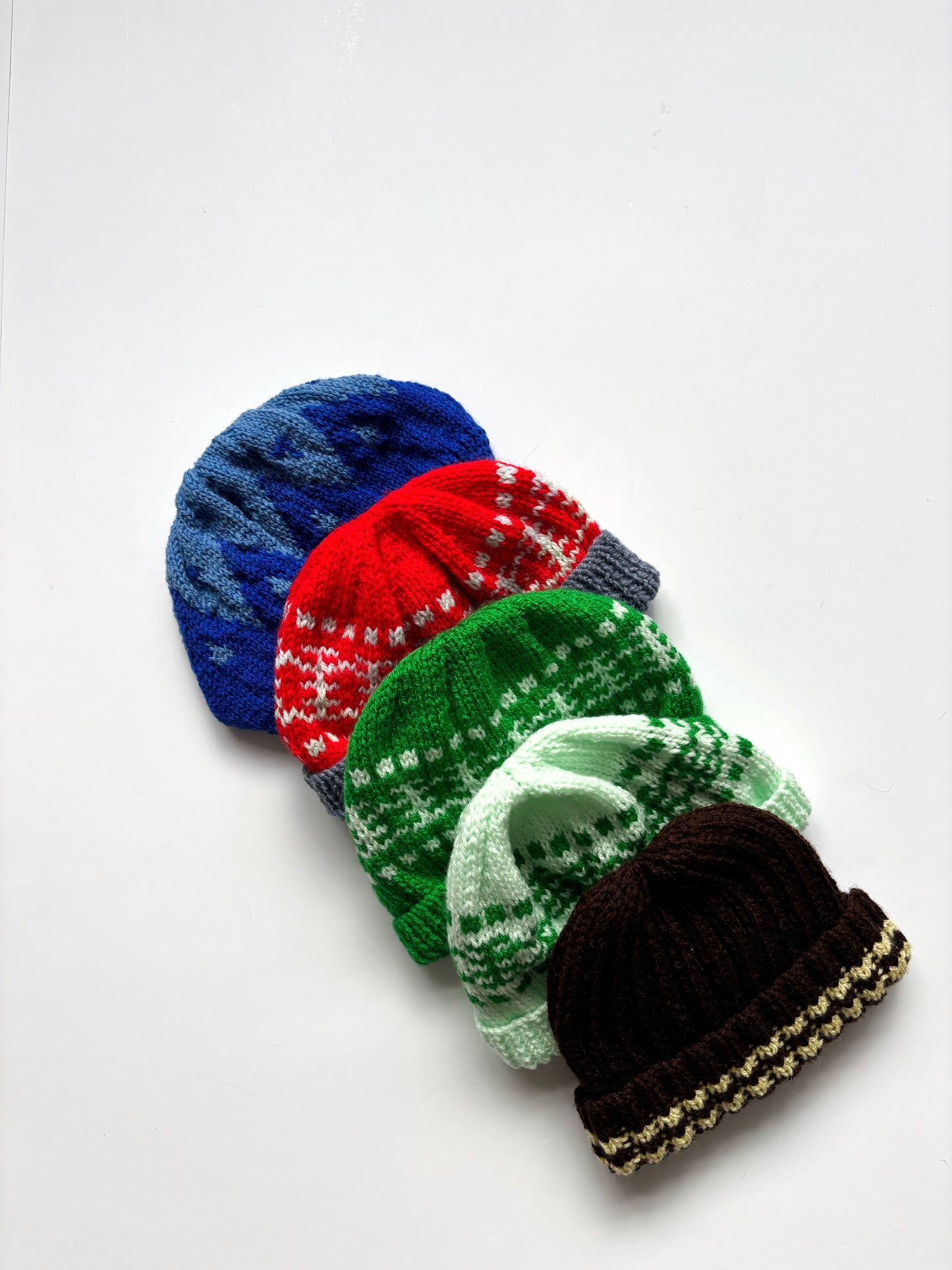 Natural Hand knitted Hat Age 1-3 Years