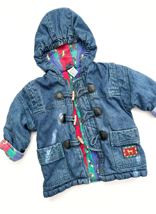 Vintage Denim Coat Age 6-12 Months