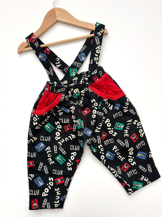 Vintage Absorba Dungarees Age 9-12 Months